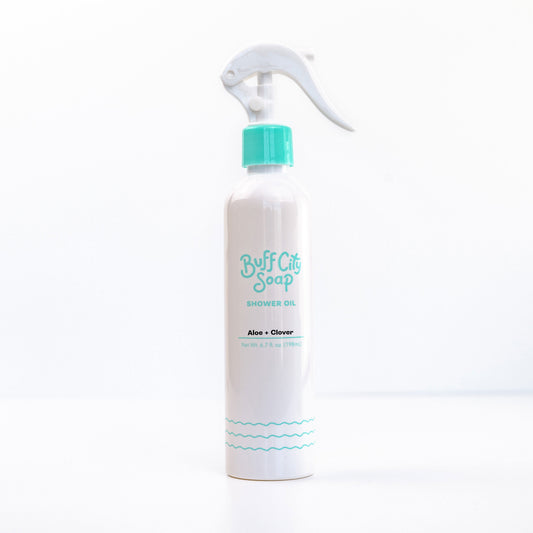 Aloe + Clover Shower Oil