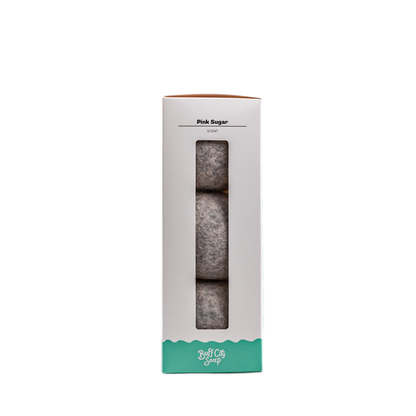Pink Sugar Wool Dryer Balls (Set of 3)
